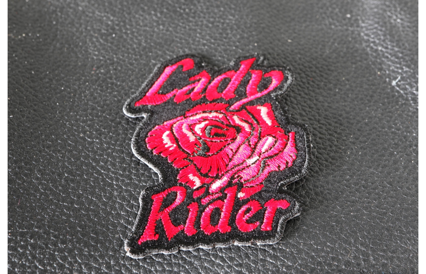 Lady Rider Red Rose Patch by Ivamis Patches
