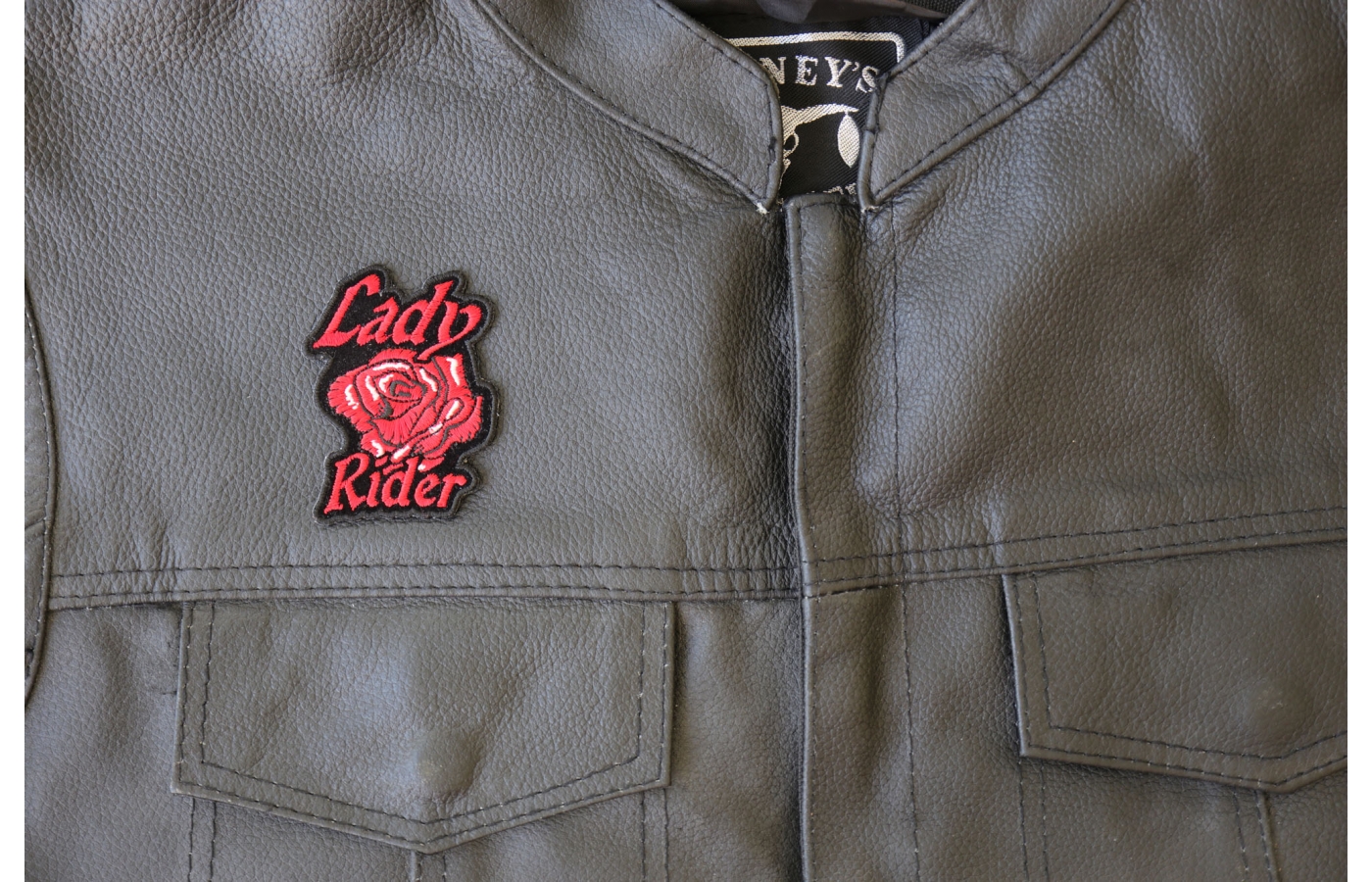 Lady Rider Red Rose Patch by Ivamis Patches