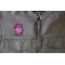 Lady Rider Pink Rose Patch Lady Rider Pink Rose Patch, Biker Patches shown on leather vest