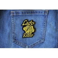 Lady Rider Yellow Rose Patch Lady Rider Yellow Rose Patch