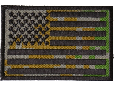 American Flag Camo Patch