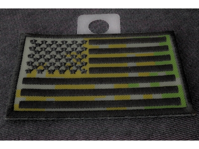 American Flag Camo Patch