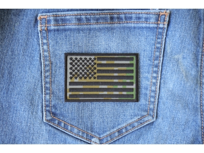 American Flag Camo Patch