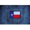 Black Border Texas Flag Patch Black Border Texas Flag Patch shown on jeans