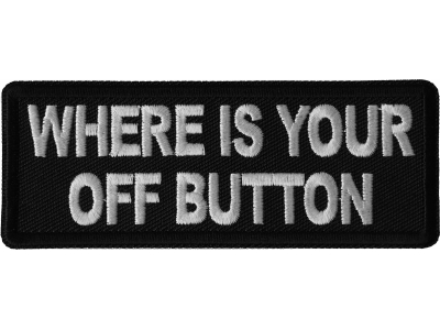 Where your Off Button Patch