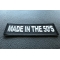 Made in the 50's Patch Made in the 50's Novelty Iron on Patch diagonal view