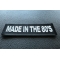 MAde in the 80s Patch Made in the 80s Novelty Iron on Patch diagonal view