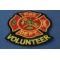 Volunteer Fire Dept Patch diagonal view