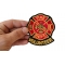 Volunteer Fire Dept Patch shown on hand for size comparison
