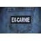 Ex Carnie Patch Ex Carnie Patch shown on jeans