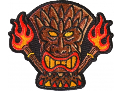 Tiki Totem Iron on Patch