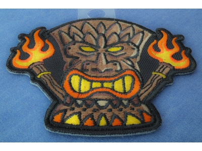 Tiki Totem Iron on Patch