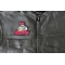 Barfly Patch Barfly Patch - 3.5x3.2 inch - Embroidered Iron on Patch shown on leather vest