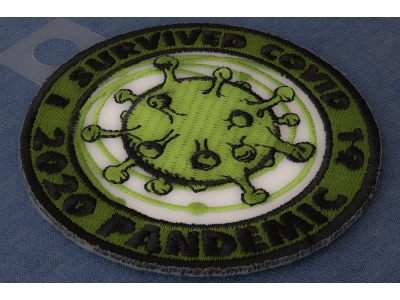 I survived covid 19 Iron on Corona Virus Patch