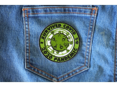 I survived covid 19 Iron on Corona Virus Patch