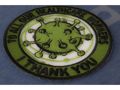 To All Healthcare Workers I thank you Covid 19 Pandemic 2020 Patch