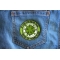 If you can read this You are too fucking close Corona Virus Patch shown on jeans