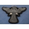 Cross with Wings Iron on Christian Patch Cross with Wings Iron on Christian Patch diagonal view