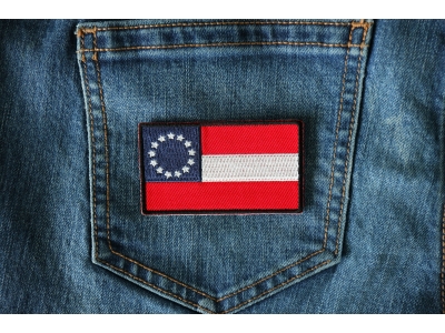 Historical Stars and Bars Flag Iron on Patch