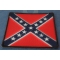Historical Square Rebel Flag Iron on Patch diagonal view