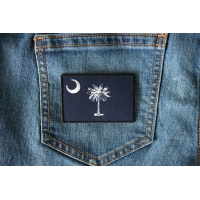 Historical South Carolina Flag Iron on Patch