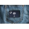 Historical South Carolina Flag Iron on Patch South Carolina Flag Iron on Patch shown on jeans