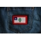 Historical Mississippi Flag Iron on Patch Historical Mississippi Flag Iron on Patch shown on jeans