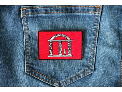 Historical Georgia Flag Iron on Patch