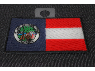 Historical Florida Flag Iron on Patch
