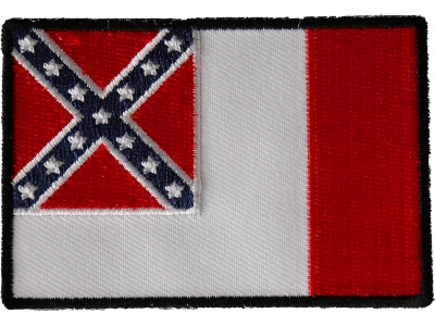 Historical Blood Stained Banner Flag Iron on Patch