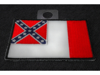 Historical Blood Stained Banner Flag Iron on Patch