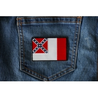 Historical Blood Stained Banner Flag Iron on Patch