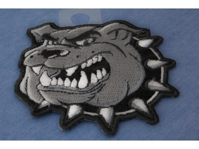 Bulldog Iron on Patch