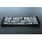 Do No Read The Next Sentence You Little Rebel I Like You Funny Iron on Patch diagonal view