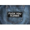 Fuck you Karen Iron on Patch Fuck you Karen Iron on Patch shown on jeans