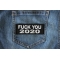 Fuck you 2020 Iron on Patch Fuck you 2020 Iron on Patch shown on jeans