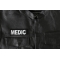 Medic Patch Medic Patch - 4x1.5 inch - Embroidered Iron on Patch shown on leather vest