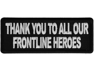 Thank you to all our Frontline Heroes Patch