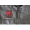 Red Spider Patch Red Spider Patch - 3x4 inch - Embroidered Iron on Patch shown on leather vest