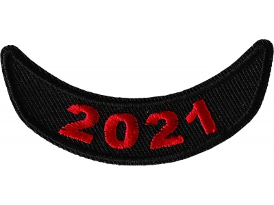2021 Year Rocker Patch Lower Red