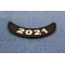 2021 Year Rocker Patch Lower White 2021 Year Rocker Patch Lower White diagonal view