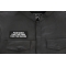 Fuck Masks Fuck The Virus Fuck the Vaccine Patch, Biker Sayings shown on leather vest