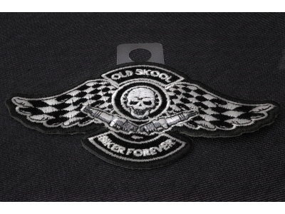 Old Skool Biker Forever Patch