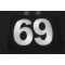 69 Patch Black White Square 69 Patch diagonal view