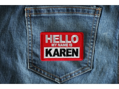 Hello My Name is Karen Patch