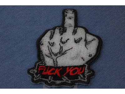 Fuck You Giving the Finger Patch