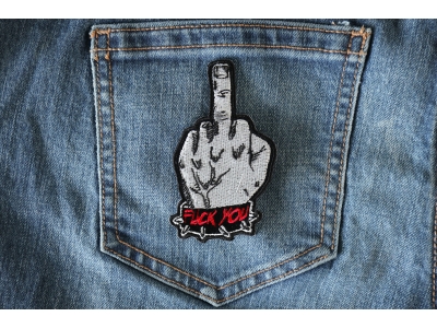 Fuck You Giving the Finger Patch