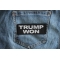 Trump Won Patch Trump Won Patch shown on jeans