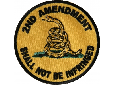 2nd Amendment Shall Not Be Infringed Round Patch