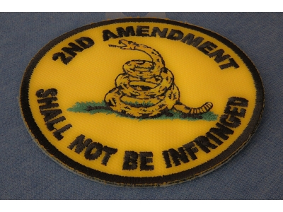 2nd Amendment Shall Not Be Infringed Round Patch